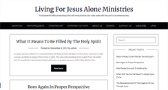 Desktop Screenshot of living-for-jesus-alone.org